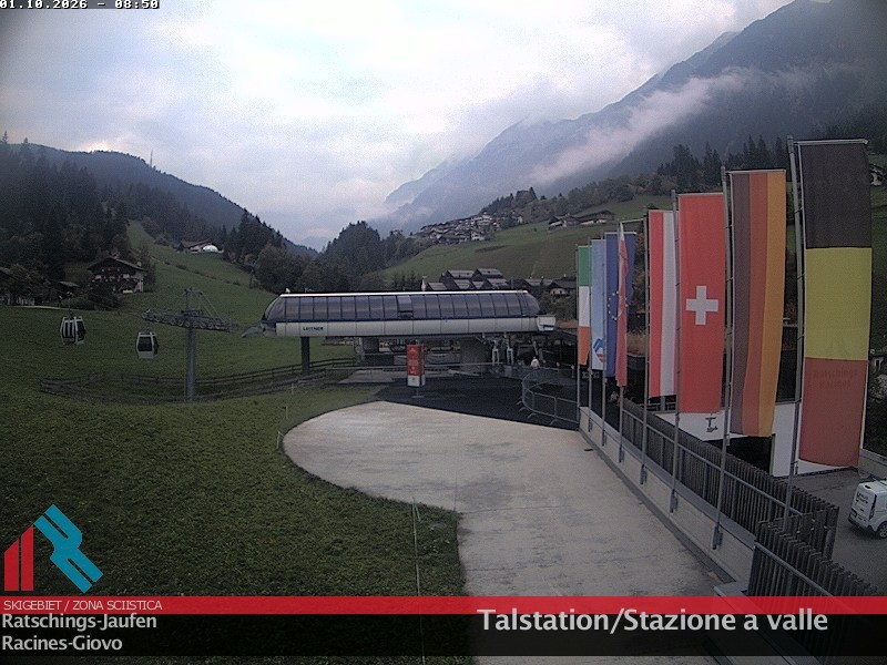 Archiv Foto Webcam Skigebiet Ratschings Jaufen: Talstation