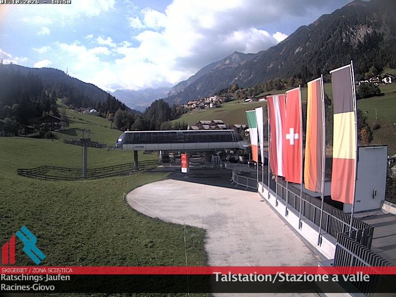 Archiv Foto Webcam Skigebiet Ratschings Jaufen: Talstation