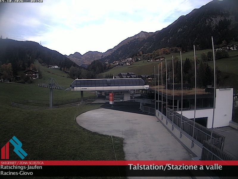 Archived image Webcam Ski resort Ratschings Jaufen: Base station