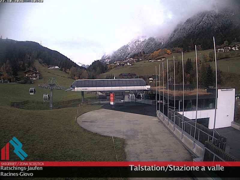 Archived image Webcam Ski resort Ratschings Jaufen: Base station
