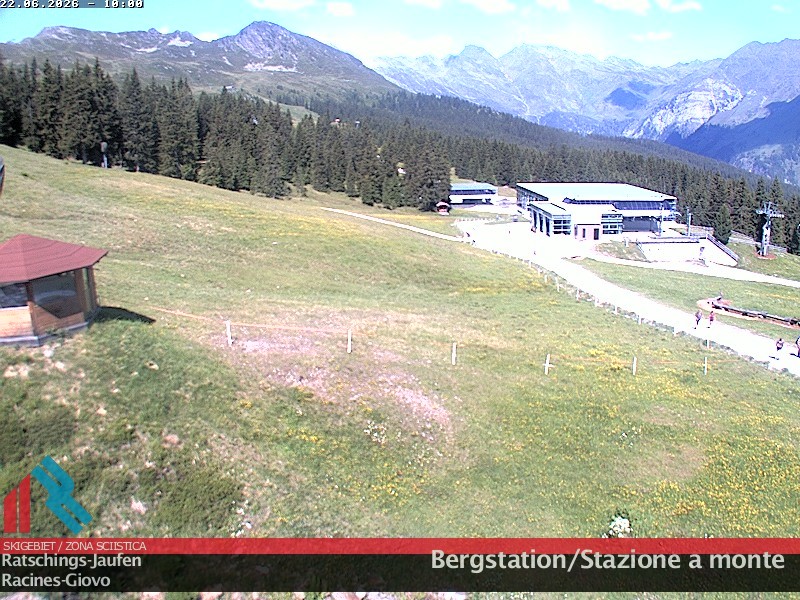 Archived image Webcam Trentino: Top Station Ratschings-Jaufen