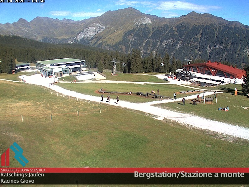 Archived image Webcam Trentino: Top Station Ratschings-Jaufen