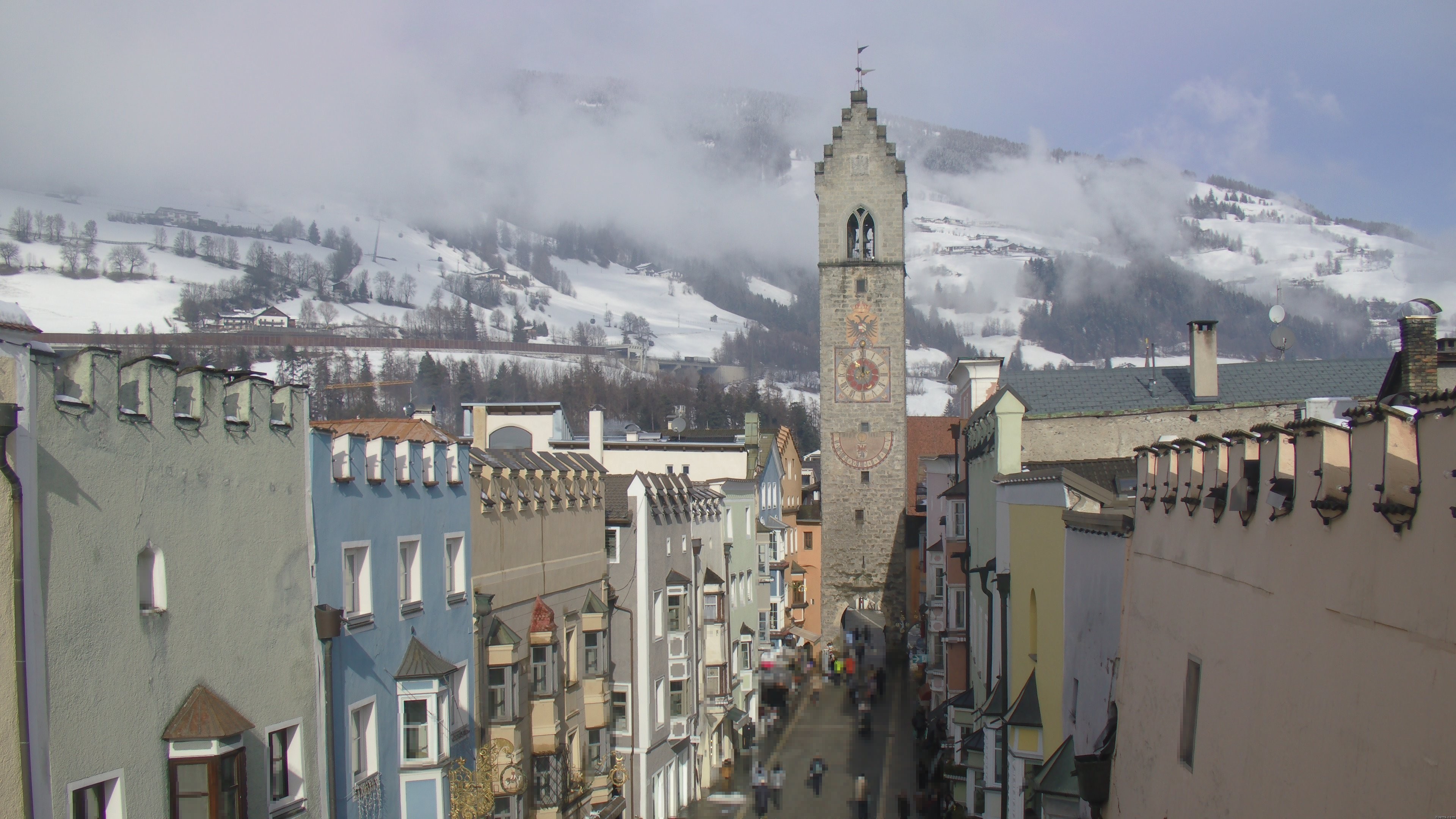 Archiv Foto Webcam Zwölferturm, Sterzing