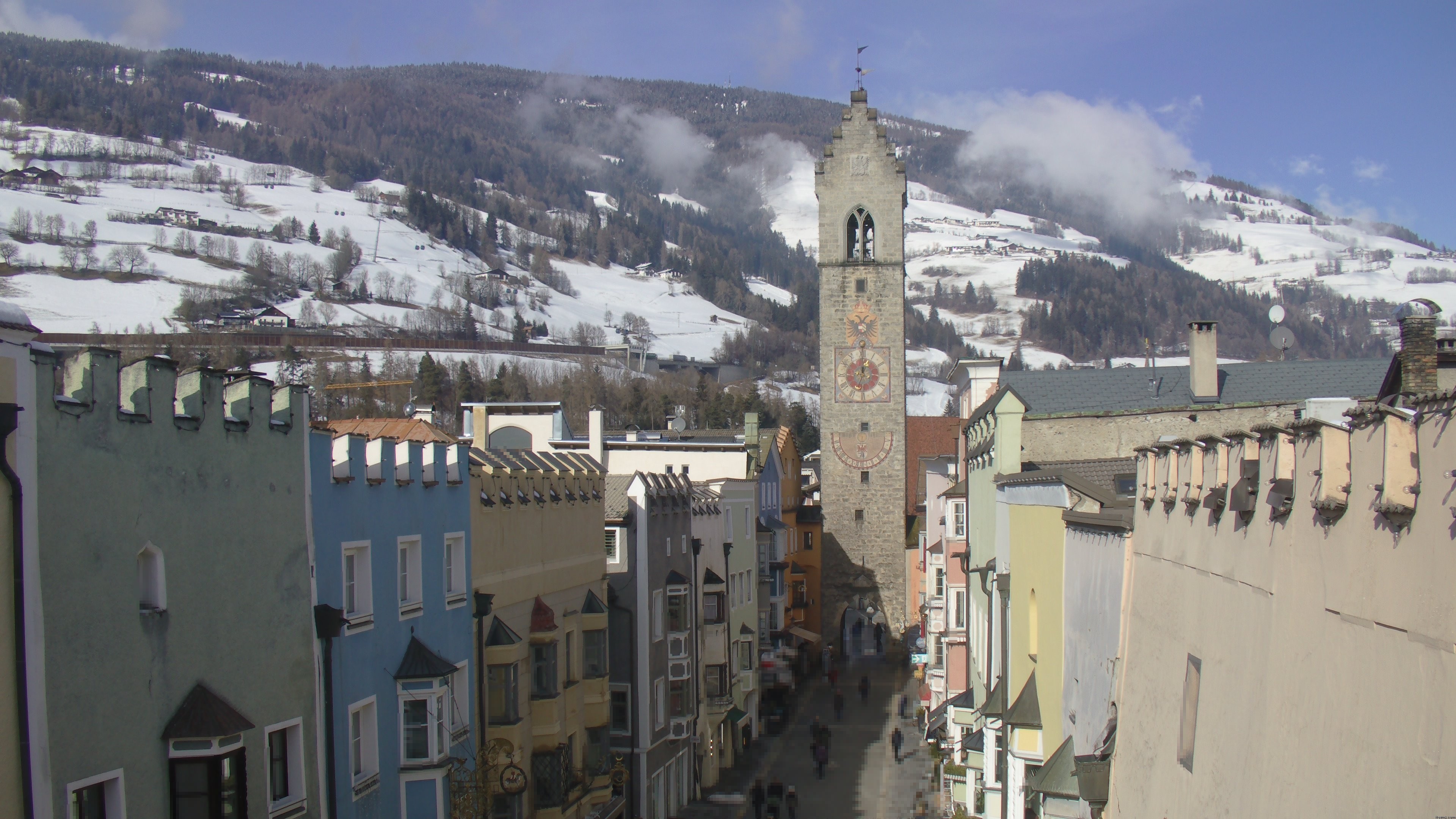 Archiv Foto Webcam Zwölferturm, Sterzing