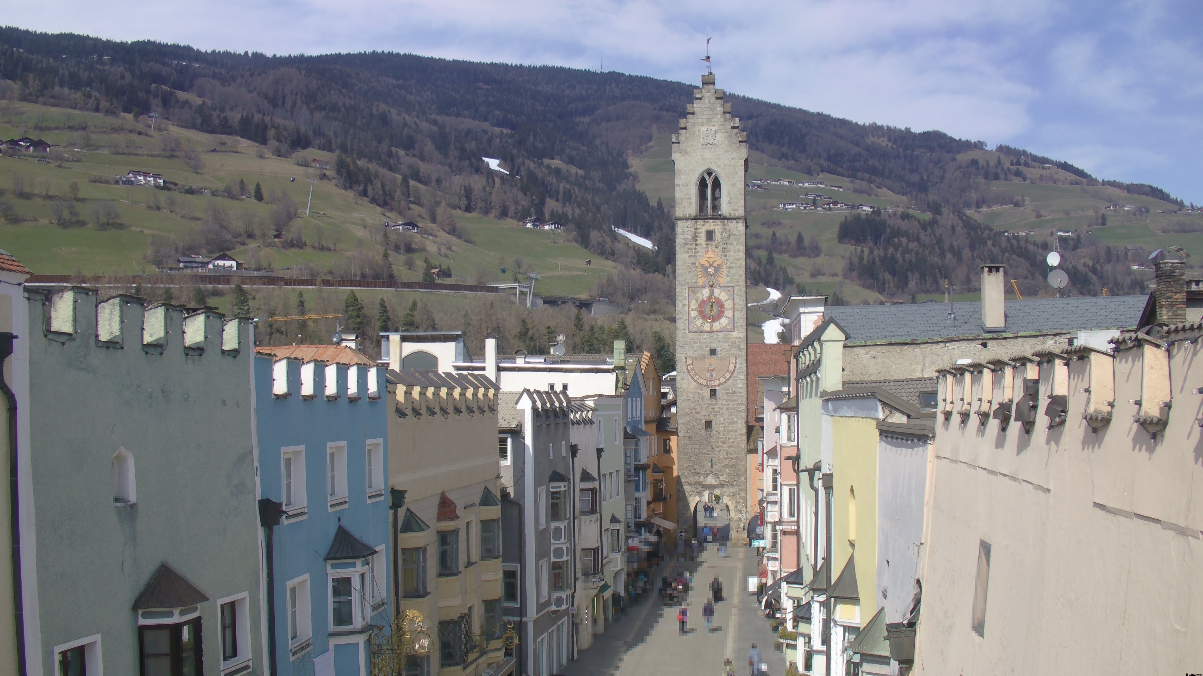 Archiv Foto Webcam Zwölferturm, Sterzing