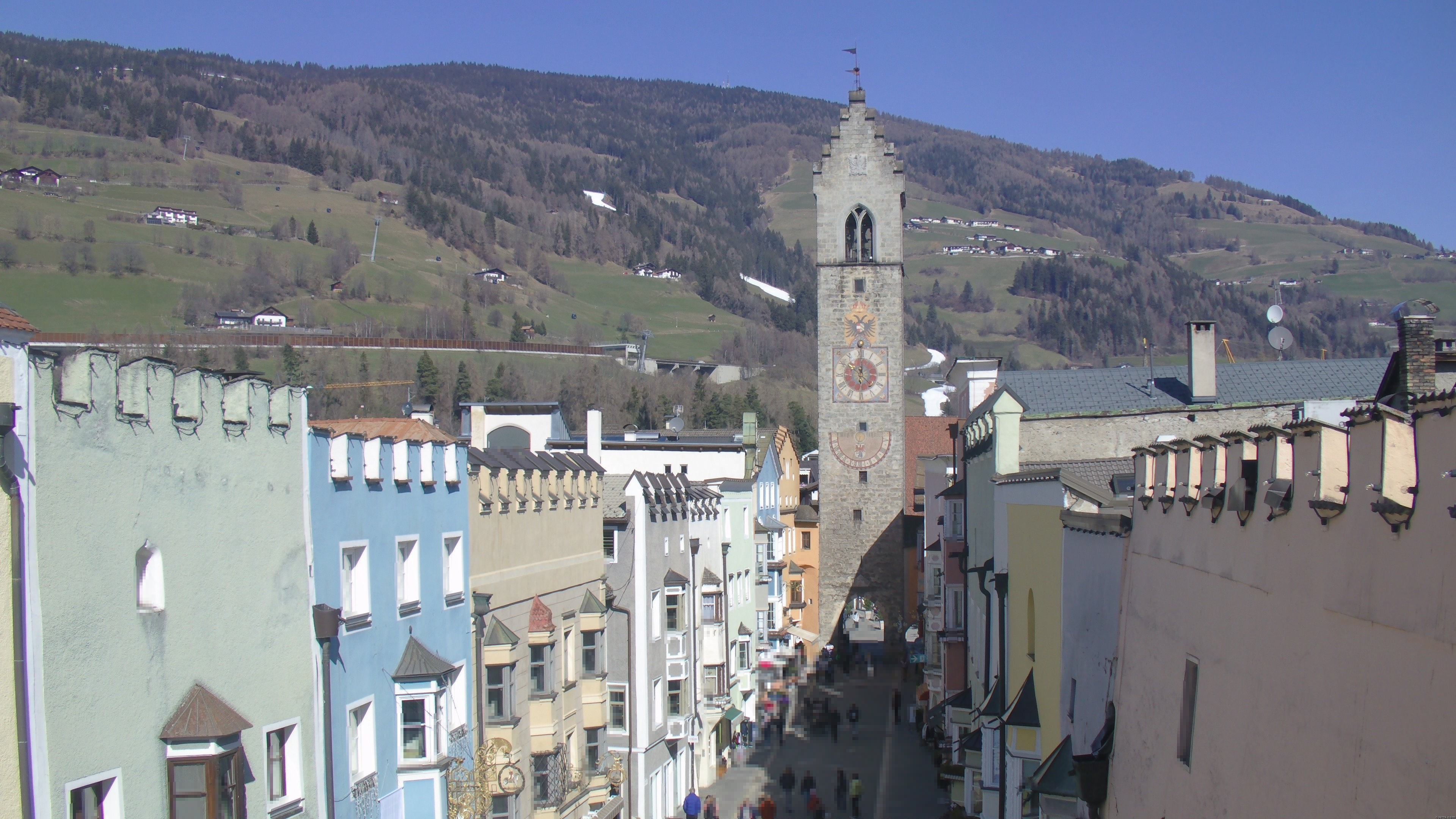 Archiv Foto Webcam Zwölferturm, Sterzing