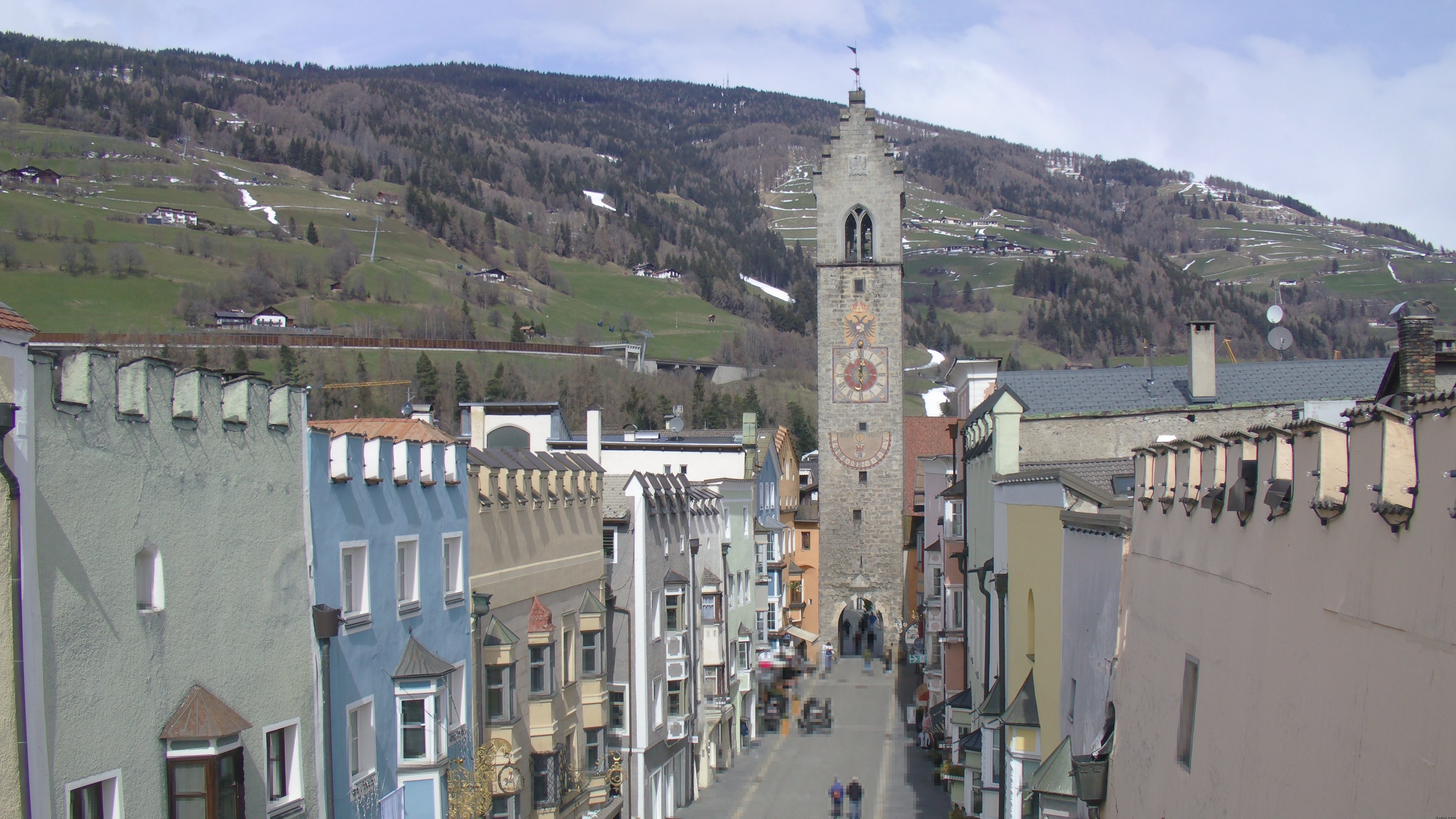 Archiv Foto Webcam Zwölferturm, Sterzing