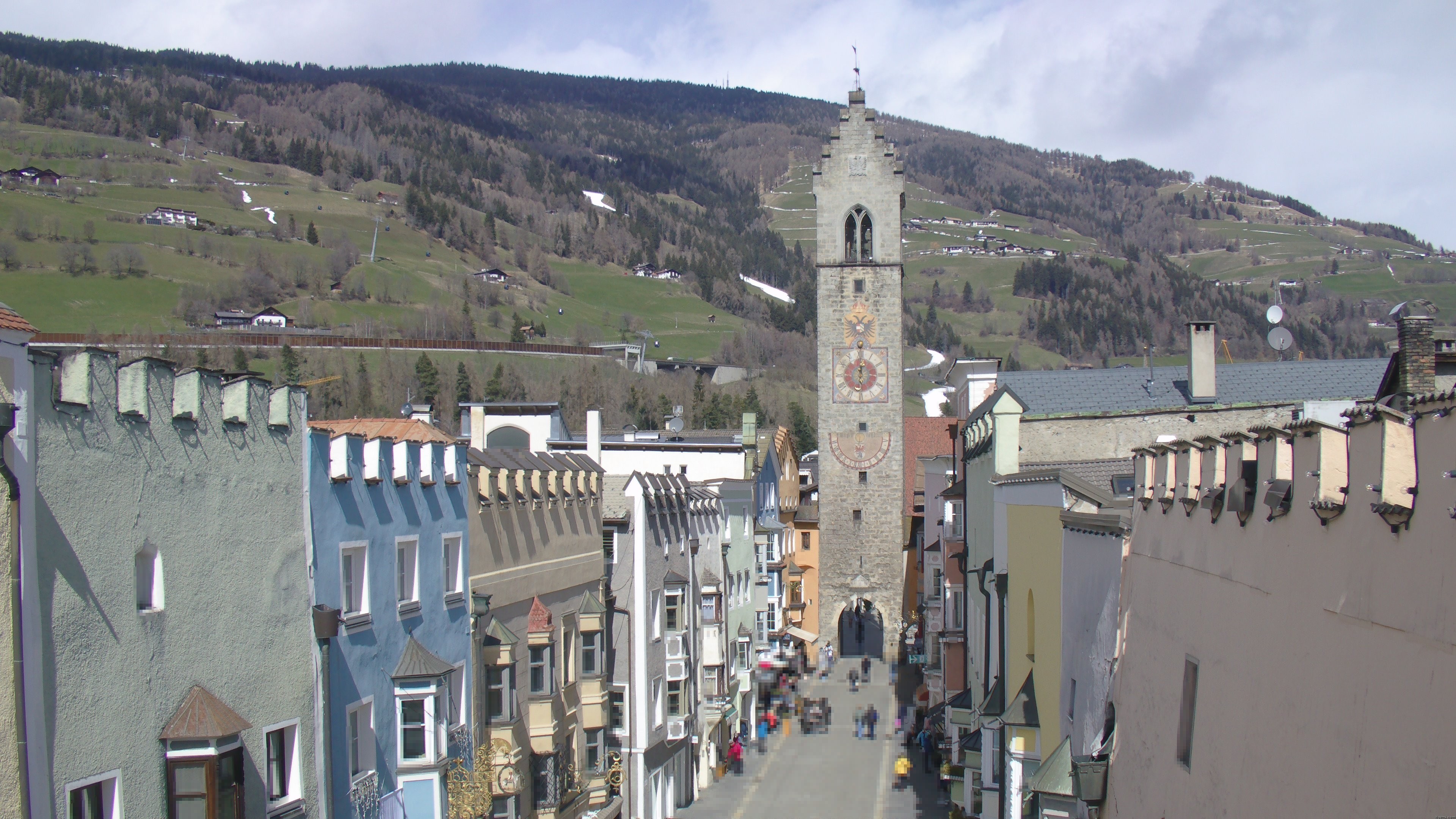 Archiv Foto Webcam Zwölferturm, Sterzing