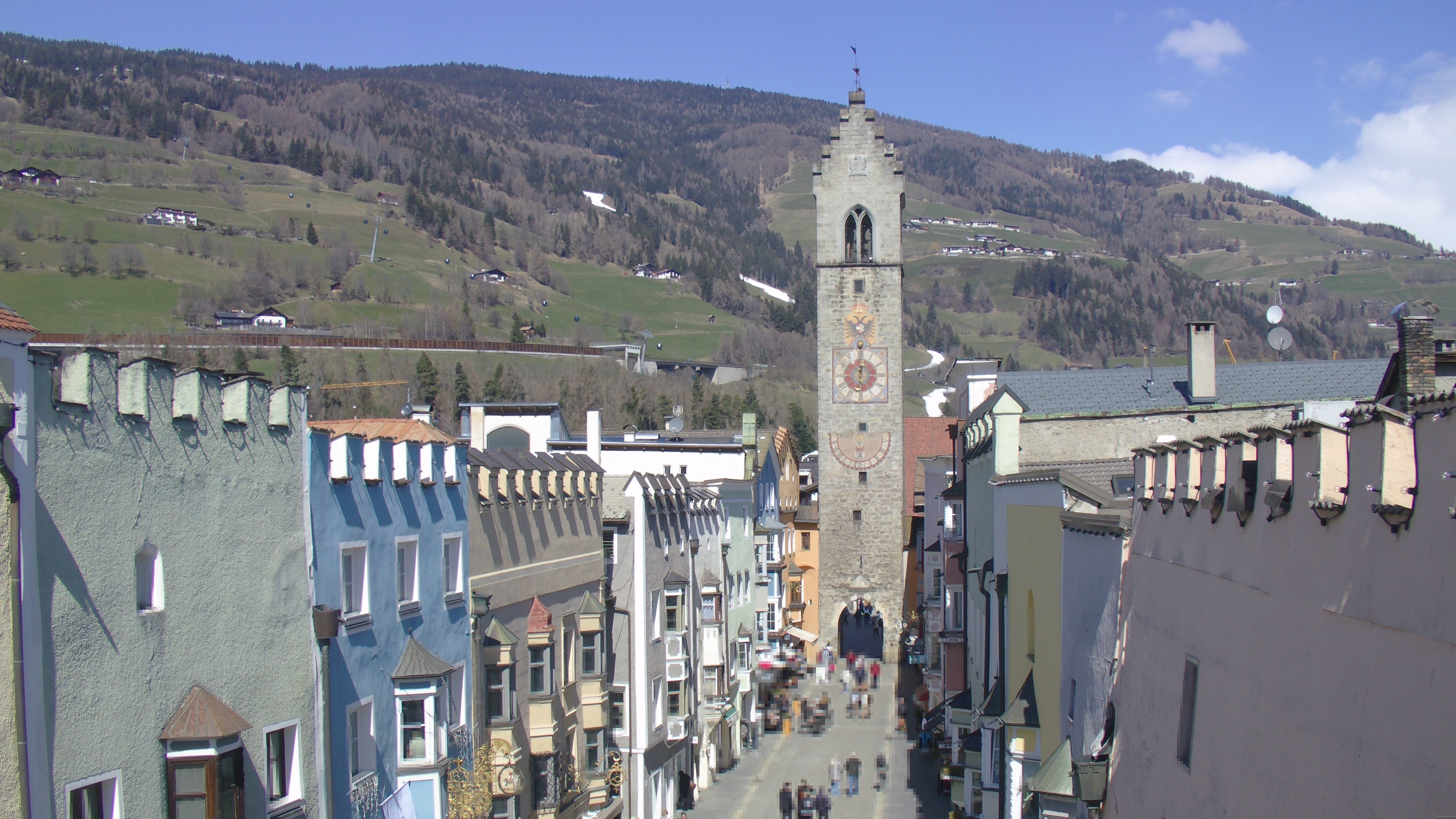 Archiv Foto Webcam Zwölferturm, Sterzing