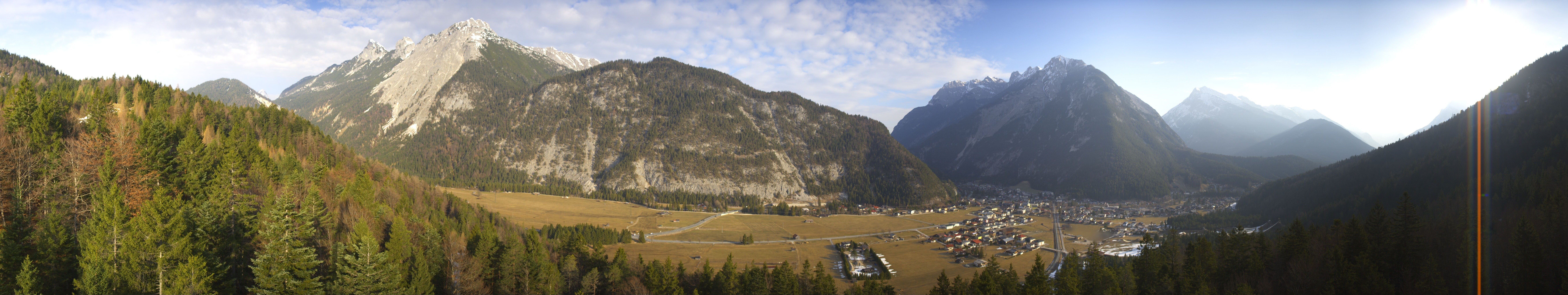 Archived image Webcam View over Scharnitz