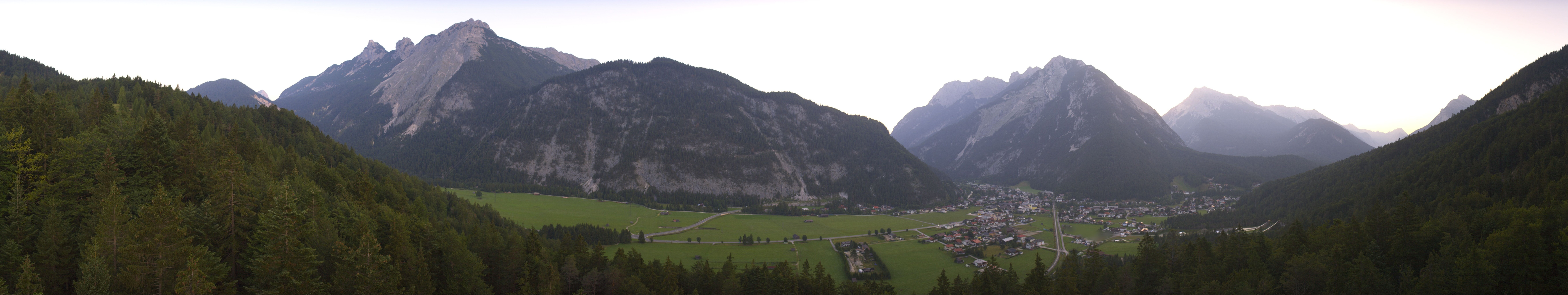 Archived image Webcam View over Scharnitz