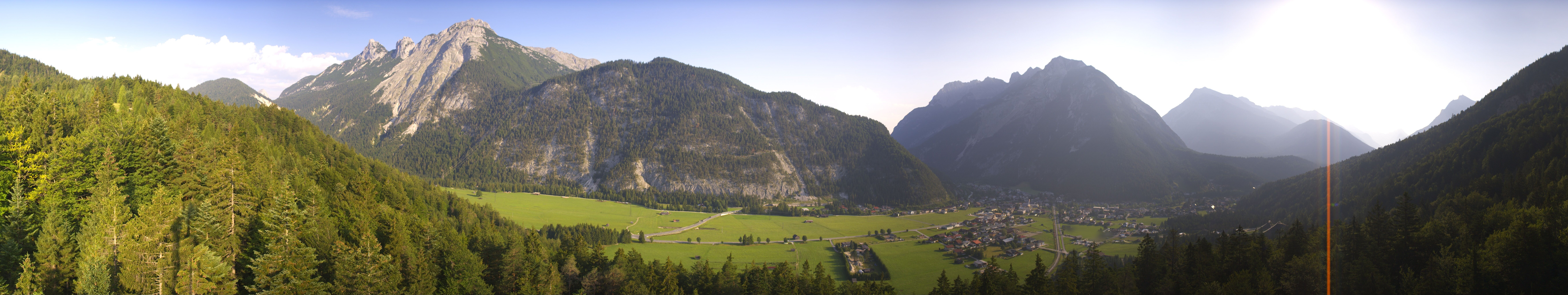 Archived image Webcam View over Scharnitz