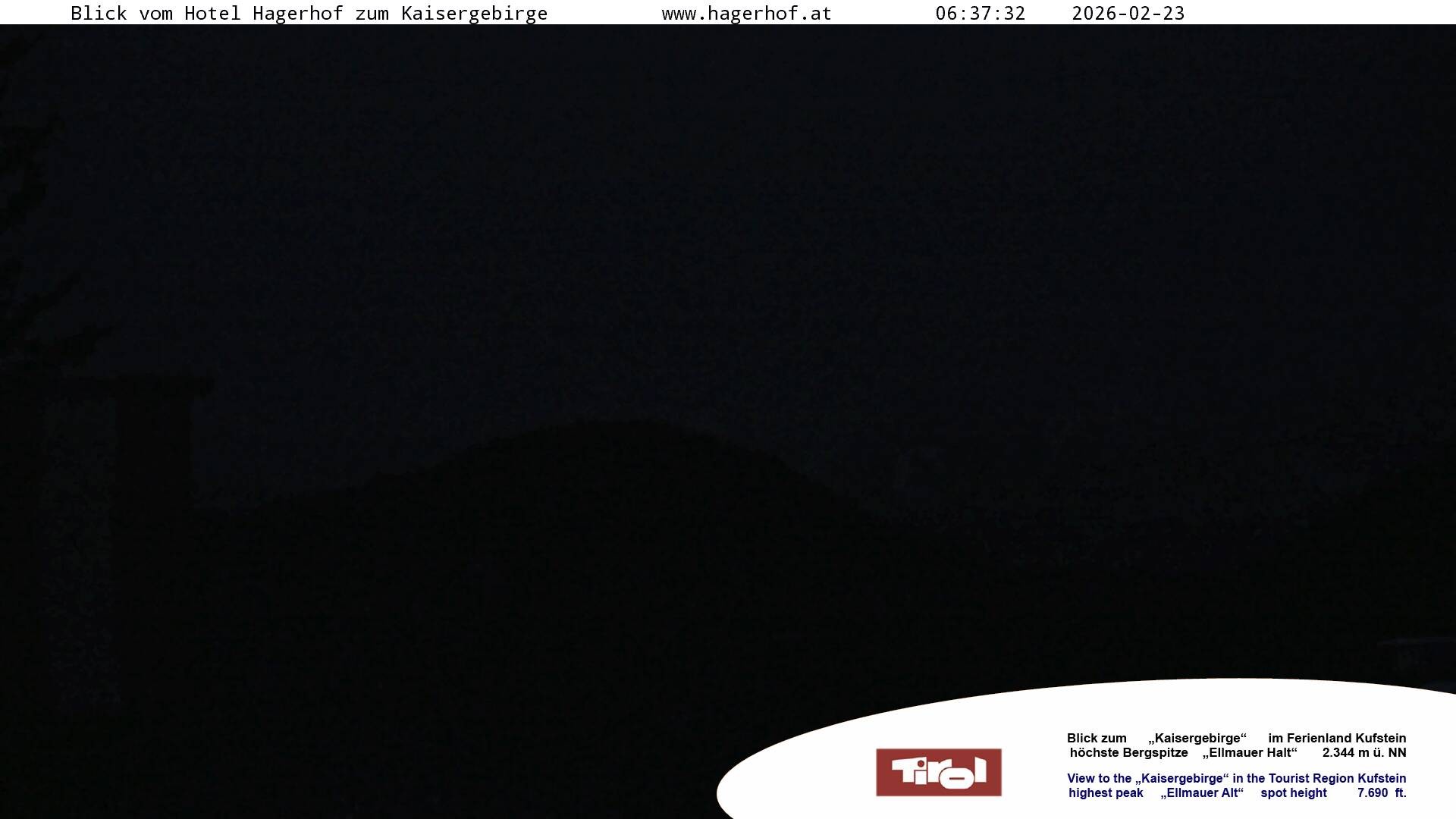 Archiv Foto Webcam Blick aufs Kaisergebirge