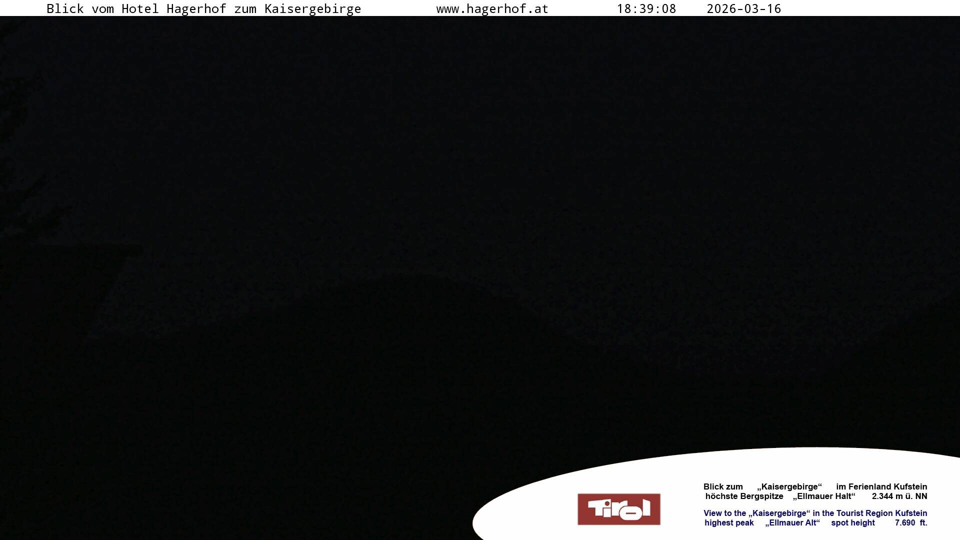 Archiv Foto Webcam Blick aufs Kaisergebirge