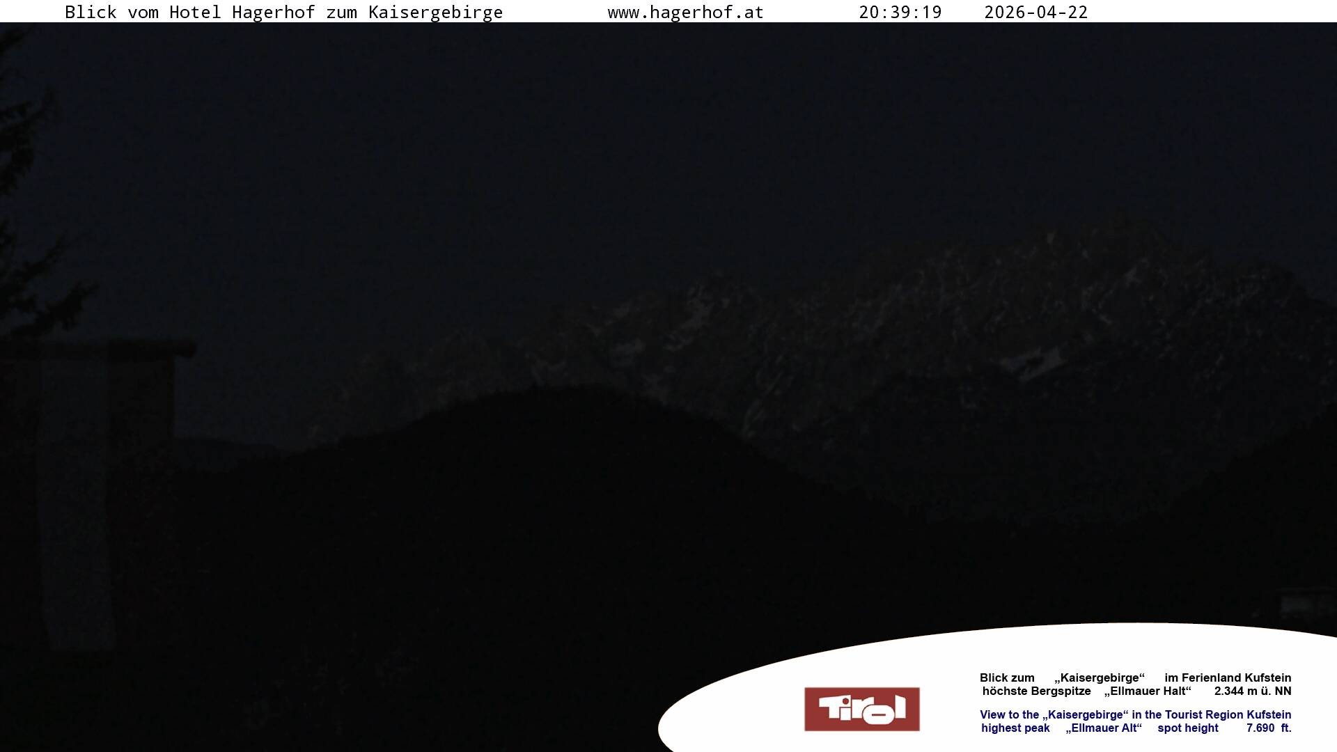 Archiv Foto Webcam Blick aufs Kaisergebirge