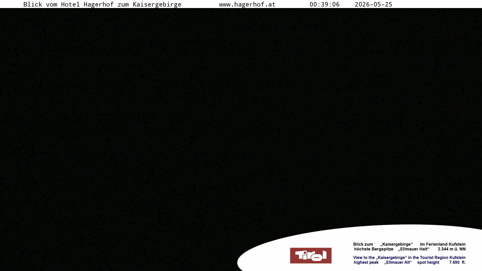 Archived image Webcam View to Kaisergebirge
