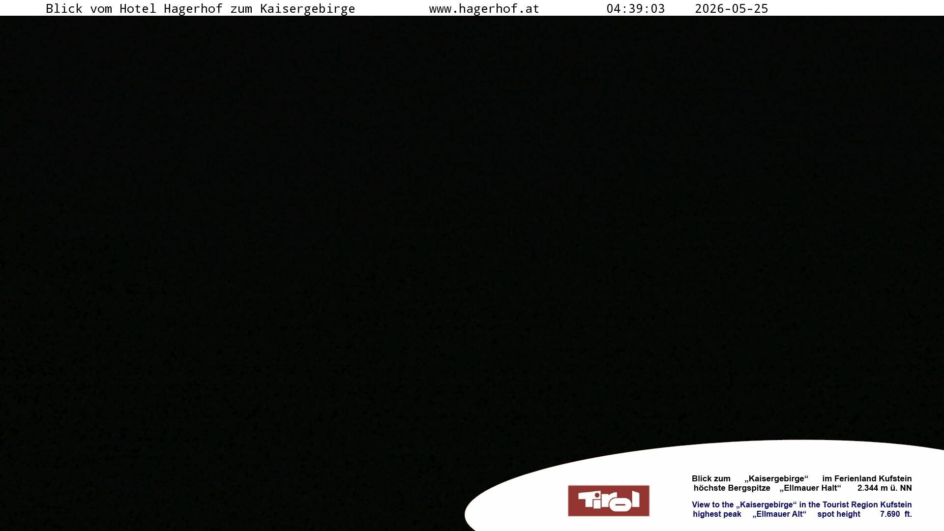 Archived image Webcam View to Kaisergebirge