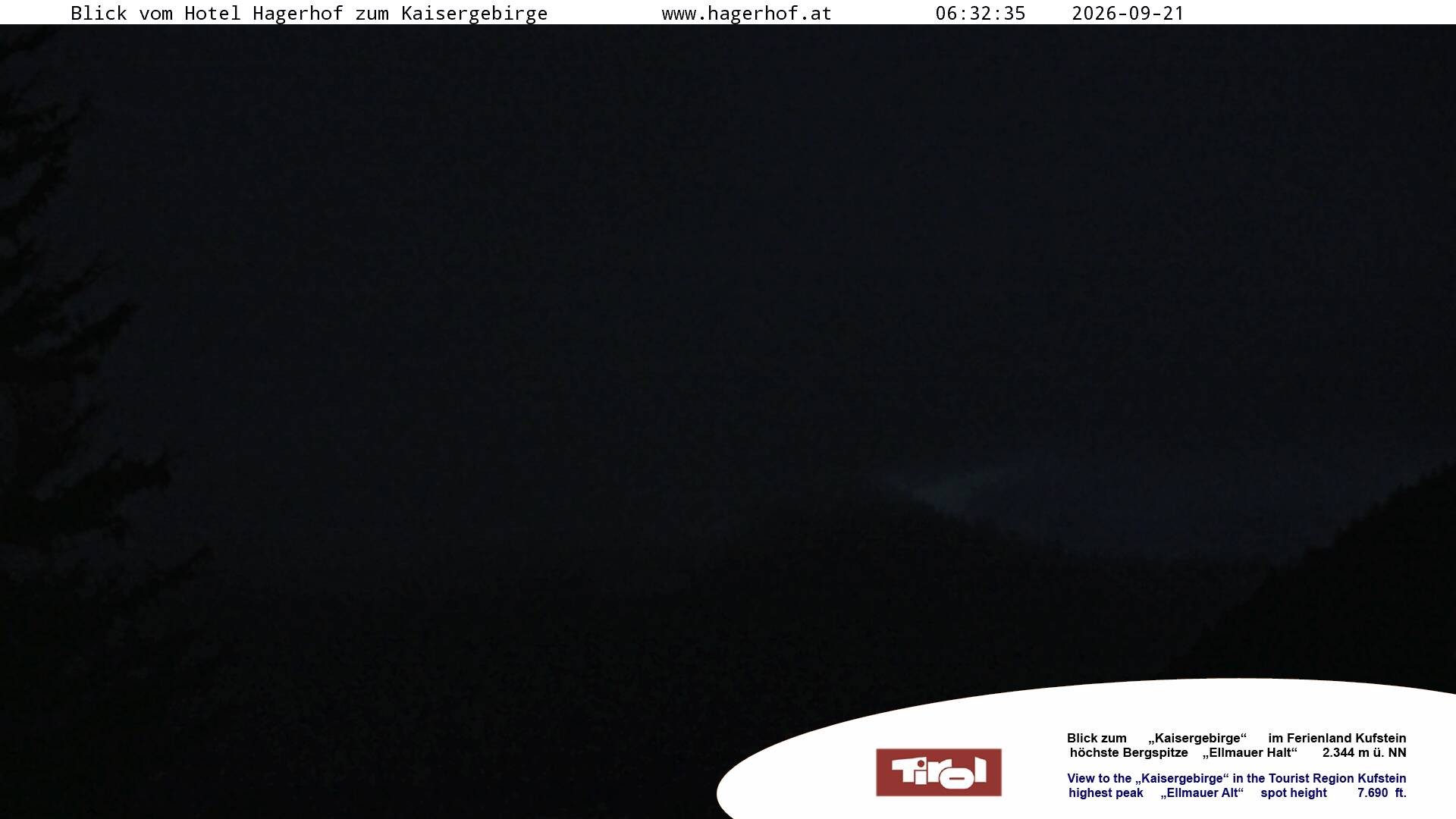 Archiv Foto Webcam Blick aufs Kaisergebirge