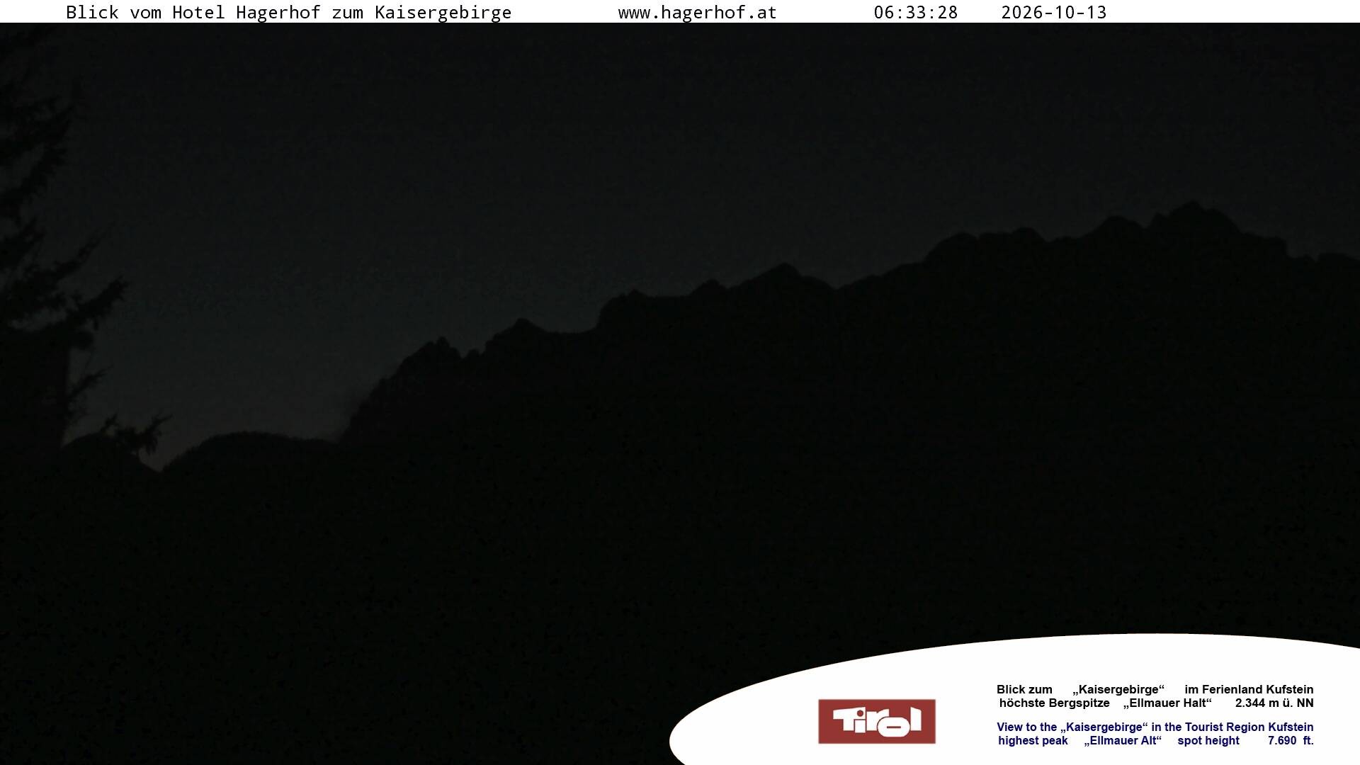 Archiv Foto Webcam Blick aufs Kaisergebirge
