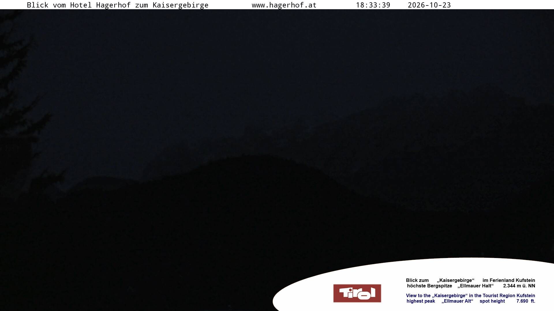 Archiv Foto Webcam Blick aufs Kaisergebirge
