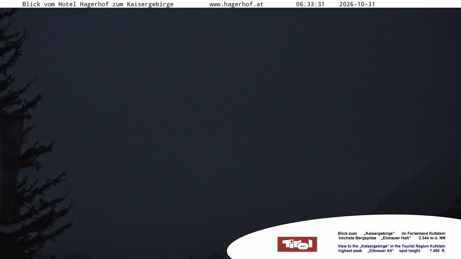 Archiv Foto Webcam Blick aufs Kaisergebirge