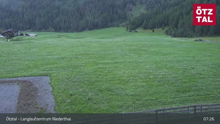 Archiv Foto Webcam Umhausen Niederthai - Langlaufzentrum