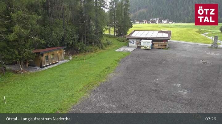 Archiv Foto Webcam Umhausen Niederthai - Langlaufzentrum