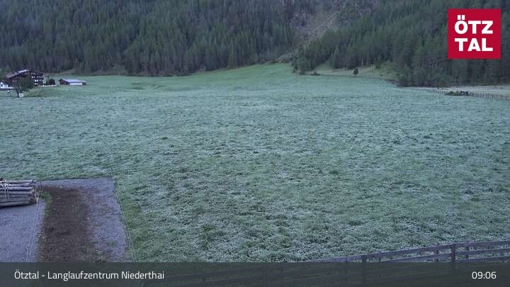 Archiv Foto Webcam Umhausen Niederthai - Langlaufzentrum