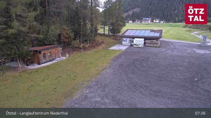 Archiv Foto Webcam Umhausen Niederthai - Langlaufzentrum