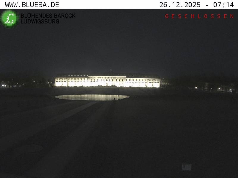 Archiv Foto Webcam Ludwigsburg - Residenzschloss