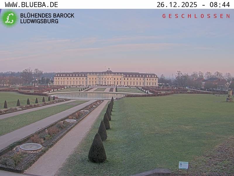 Archiv Foto Webcam Ludwigsburg - Residenzschloss