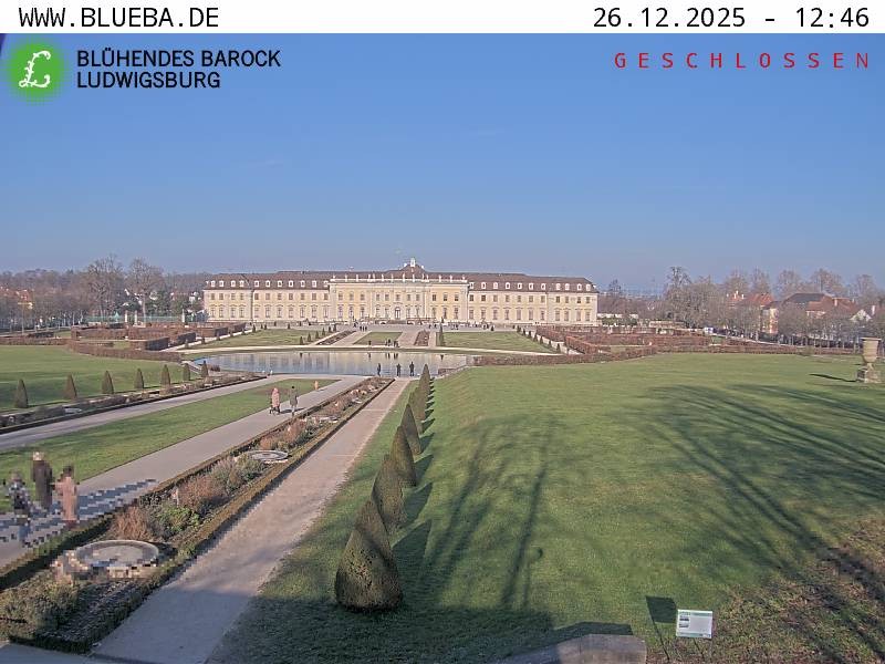 Archiv Foto Webcam Ludwigsburg - Residenzschloss