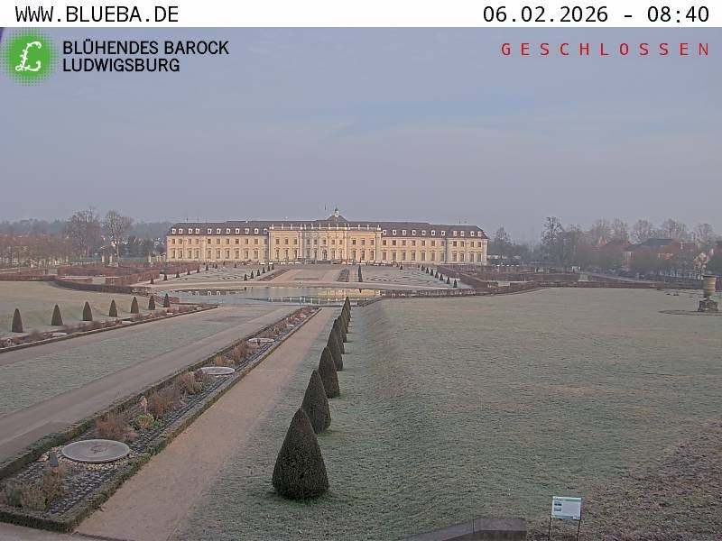 Archiv Foto Webcam Ludwigsburg - Residenzschloss
