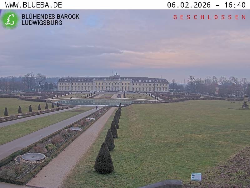 Archiv Foto Webcam Ludwigsburg - Residenzschloss