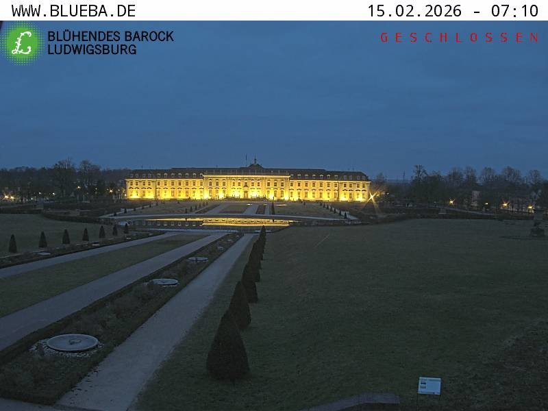 Archiv Foto Webcam Ludwigsburg - Residenzschloss