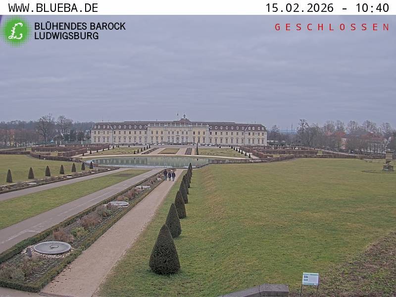 Archiv Foto Webcam Ludwigsburg - Residenzschloss