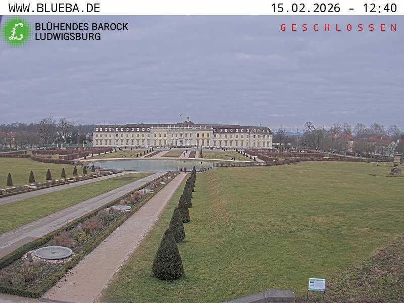 Archiv Foto Webcam Ludwigsburg - Residenzschloss