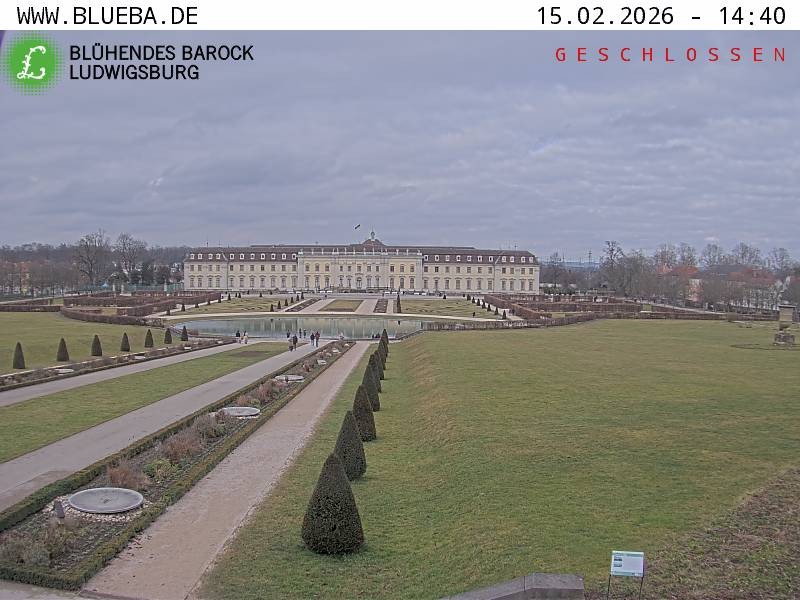 Archiv Foto Webcam Ludwigsburg - Residenzschloss