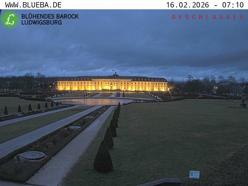 Archiv Foto Webcam Ludwigsburg - Residenzschloss