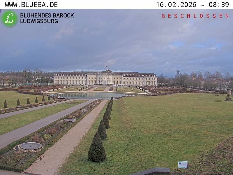 Archiv Foto Webcam Ludwigsburg - Residenzschloss