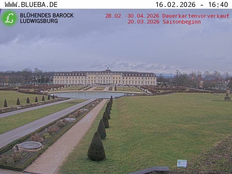 Archiv Foto Webcam Ludwigsburg - Residenzschloss
