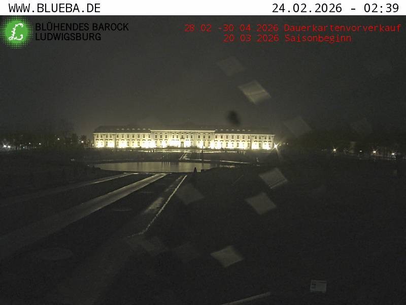 Archiv Foto Webcam Ludwigsburg - Residenzschloss