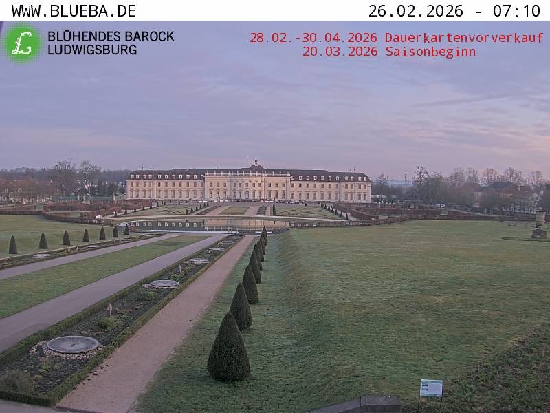 Archived image Webcam Ludwigsburg - Residential Palace