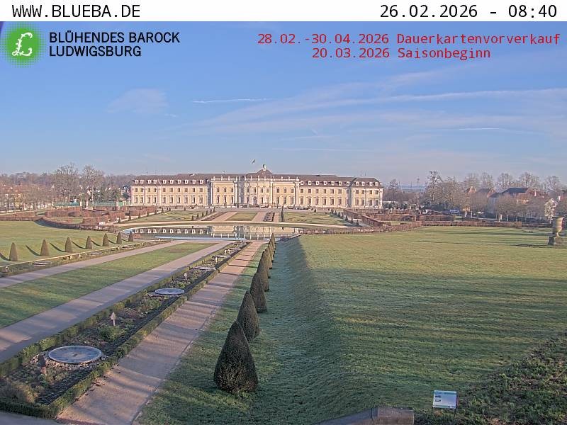 Archived image Webcam Ludwigsburg - Residential Palace
