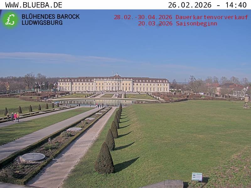 Archived image Webcam Ludwigsburg - Residential Palace