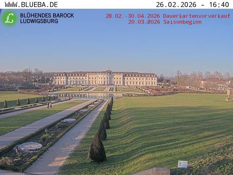 Archived image Webcam Ludwigsburg - Residential Palace