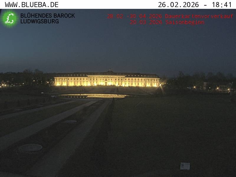Archived image Webcam Ludwigsburg - Residential Palace