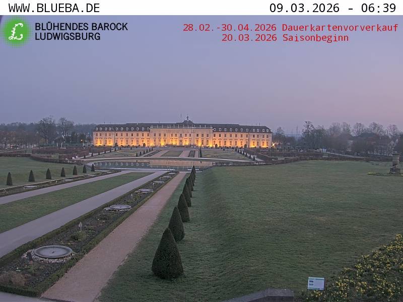 Archived image Webcam Ludwigsburg - Residential Palace