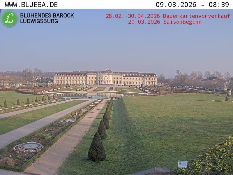 Archived image Webcam Ludwigsburg - Residential Palace