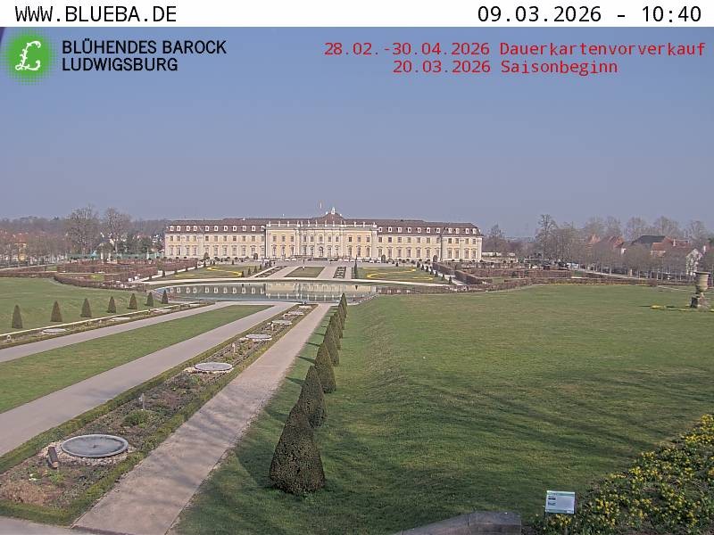 Archived image Webcam Ludwigsburg - Residential Palace